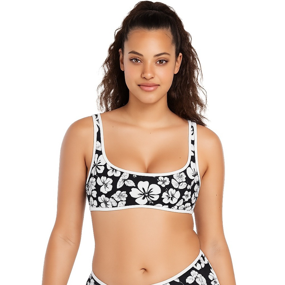 Women's Reversible  Bikini Top by Volcom Floral XS NWT